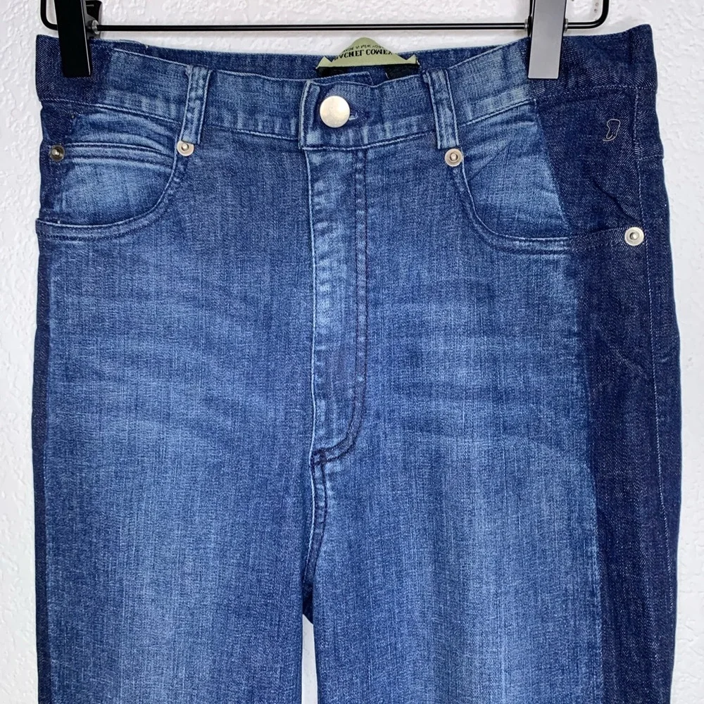 Rachel Comey jeans two tone sz 26 straight NWT Dark Blue Skinny #M2410 sample